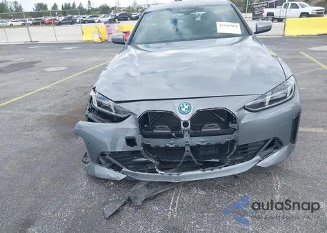 2025 BMW I4 Gran Coupe xDrive40 from USA, damaged, VIN WBY43HD05SFT93025